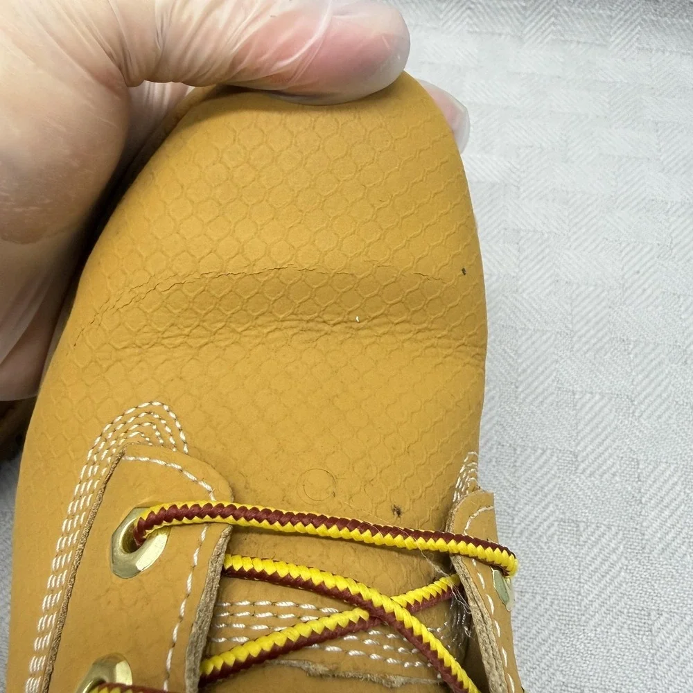Timberland 6596R‎ 3701 Boys Boot Size 6 Yellow Walking